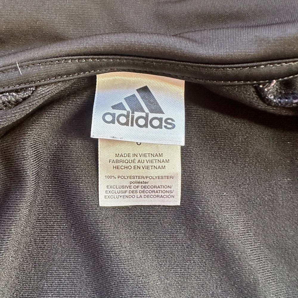Adidas Youth Black and White Tracksuit - Picture 8 of 9